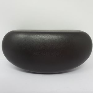 Michael Korrs Dark Brown Eyeglass Sunglass Eyewear Case Read Description